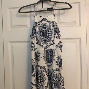Lulu's white and blue dress
